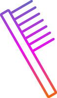Comb Line Gradient Icon Design vector