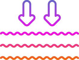 Arrows Line Gradient Icon Design vector