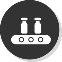 AssemblyGlyph Shadow Circle Multi Circle Glyph Shadow Circle Icon Design vector