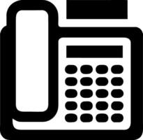 Telephone Icon Flat Style Illustration vector