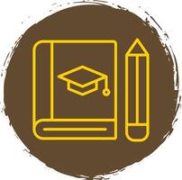 Treatise Line Gradient Icon Design vector