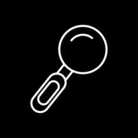 Search Line Inverted Icon Design vector