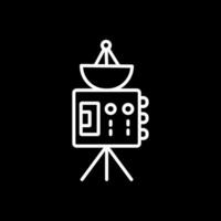 Probe Line Inverted Icon Design vector