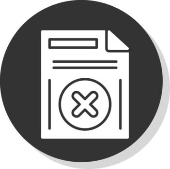 Eliminar botón glifo sombra circulo icono diseño vector