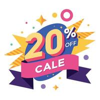 Offer sale Flat illustration vector