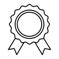 minimalist badge with flat illustration vector