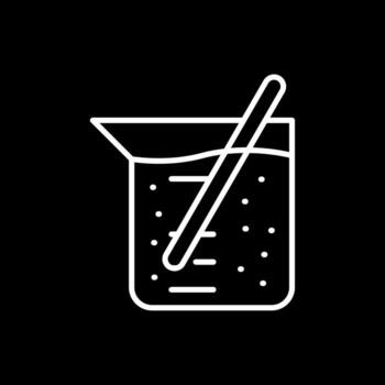 Agitator Line Inverted Icon Design vector