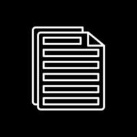 File Line Inverted Icon Design vector