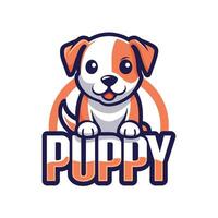 Dog logo illustration, new modern style dog logo vector