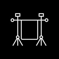 Chroma Line Inverted Icon Design vector