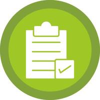 Directory Submission Glyph Due Circle Icon Design vector