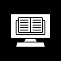 OnLine Circle Multi Circle Class Glyph Inverted Icon Design vector
