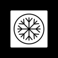 Ac Glyph Inverted Icon Design vector