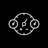 Clocks Line Inverted Icon Design vector