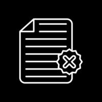 File Line Inverted Icon Design vector