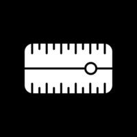 Dial Glyph Inverted Icon Design vector