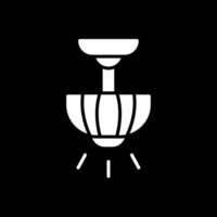 Lamp Glyph Inverted Icon Design vector