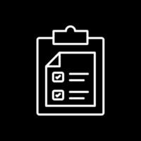 Passed Line Inverted Icon Design vector