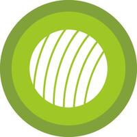 Exercise Ball Glyph Due Circle Icon Design vector