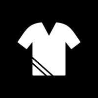 Shirt Glyph Inverted Icon Design vector