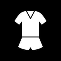 mono glifo invertido icono diseño vector