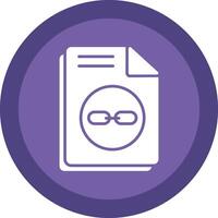 Links Glyph Due Circle Icon Design vector
