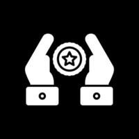Premium Quality Glyph Inverted Icon Design vector