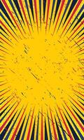 Retro background of radial line ray explosion vector