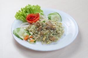 Nasi Goreng Kikil or Knuckle Fried Rice photo