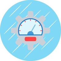 Performance Flat Circle Icon Design vector