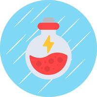 Scientific Flat Circle Icon Design vector