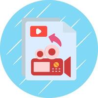 Flat Circle Icon Design vector