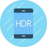 Mobile Flat Circle Icon Design vector