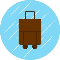 Bag Flat Circle Icon Design vector