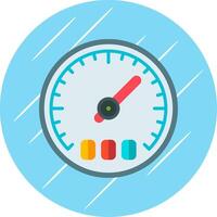 Thermostat Flat Circle Icon Design vector