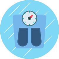 Scales Flat Circle Icon Design vector