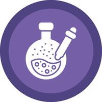 Pipette Line Shadow Circle Icon Design vector