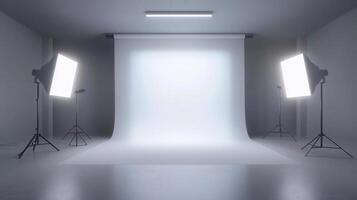 Elegant studio photo room background