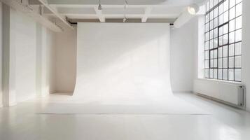 Elegant studio photo room background