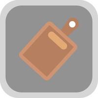 Cutting Board Flat round corner Icon Design vector