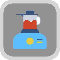 Juicer Flat round corner Icon Design vector