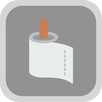 Paper Towel Flat round corner Icon Design vector