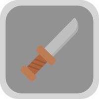 Knief Flat round corner Icon Design vector