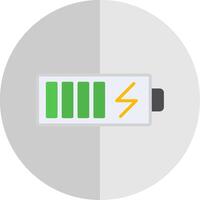 Battery Flat Scale Icon Design vector