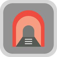 Aisle Flat round corner Icon Design vector