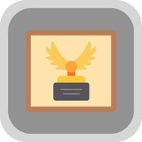 Frame Flat round corner Icon Design vector