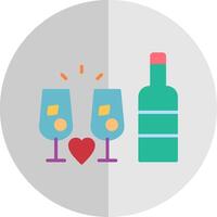 Drink Flat Scale Icon Design vector