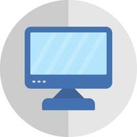 Computer Flat Scale Icon Design vector