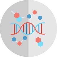 DNA Flat Scale Icon Design vector
