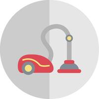 Vacuum Cleaner Flat Scale Icon Design vector